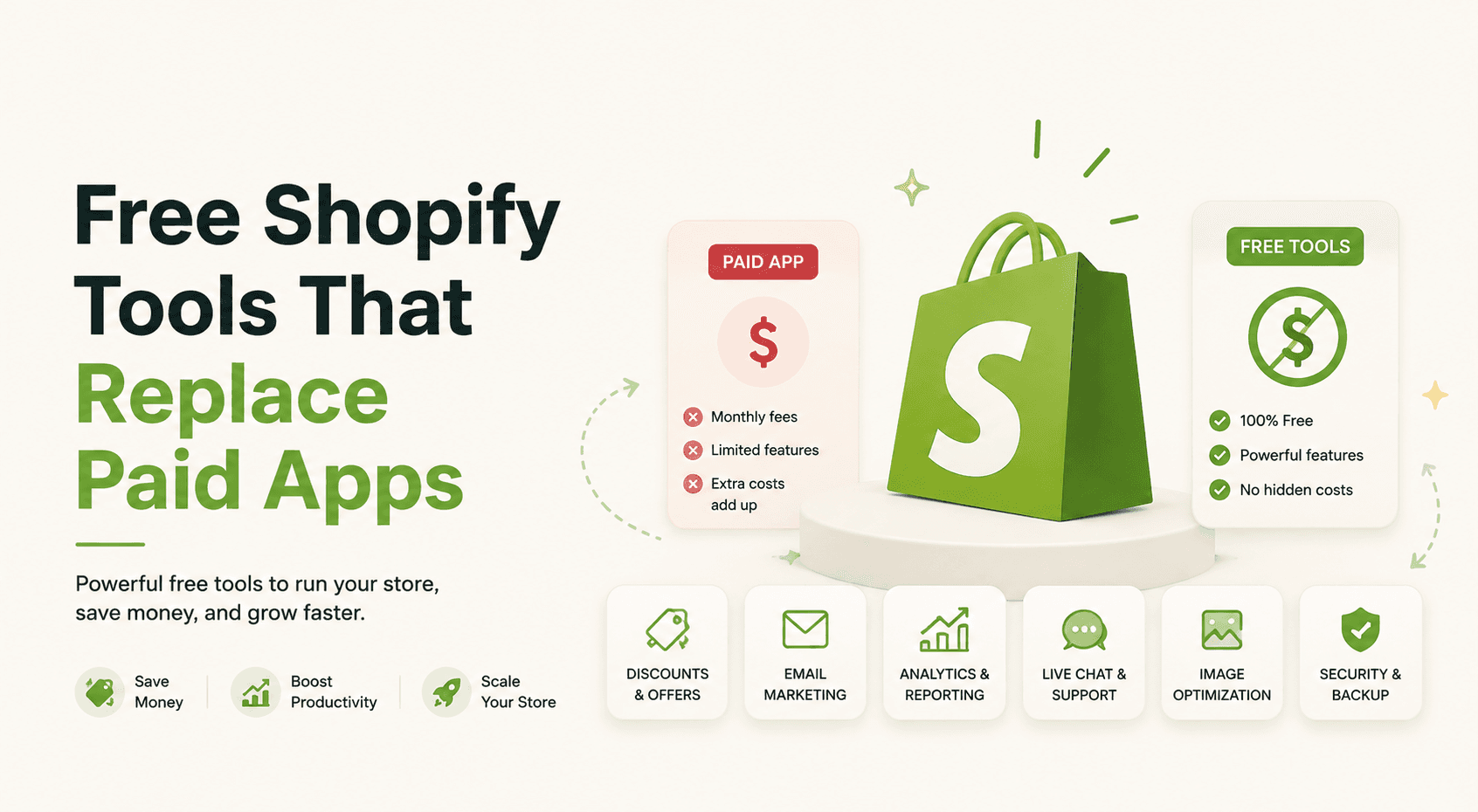 9 Free Shopify Tools That Replace Paid Apps in 2026