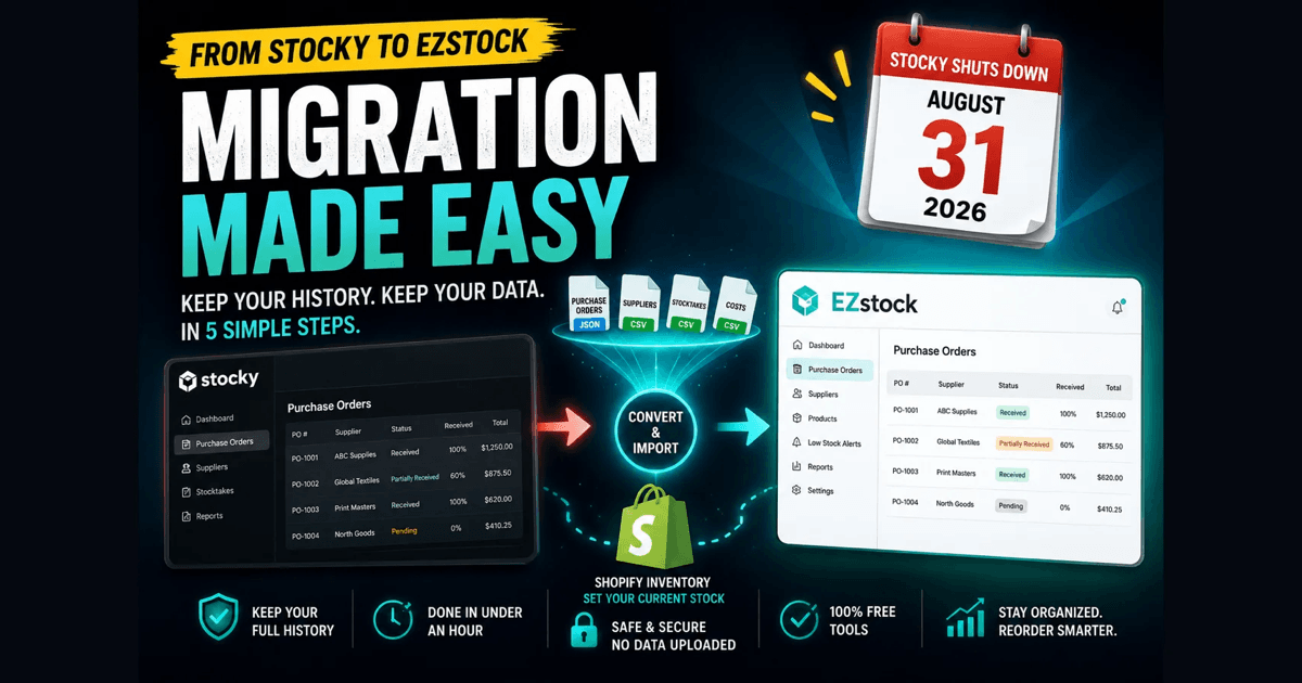 How to Migrate Off Stocky Before the August 31, 2026 Shutdown